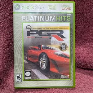 PGR Porojet Gotham Racing |   Xbox 360 Live | Platinum Hits CIB | GC